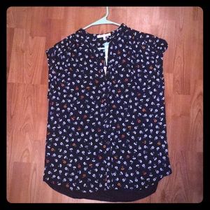 NWT - Stitch Fix blouse - sz M navy floral